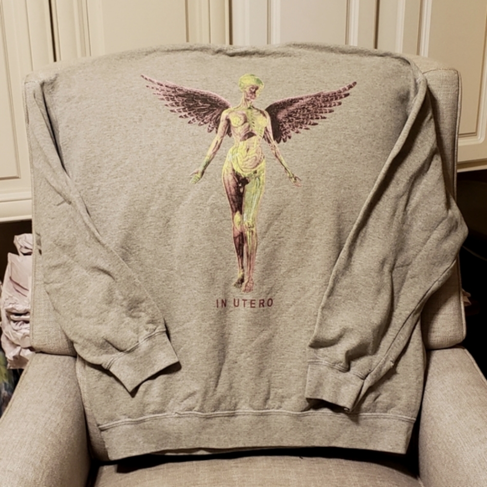 Nirvana In Utero crewneck Sweatshirt L Large